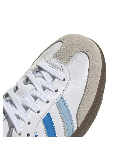 Scarpe Adidas Samba OG Bianco Blu Bambini ADIDAS ORIGINALS | Sneakers | JP5493-